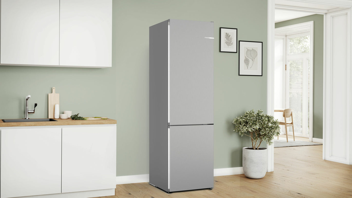 Bosch Serie 4 KGN392LDF koel-vriescombinatie Vrijstaand 363 l Roestvrijstaal