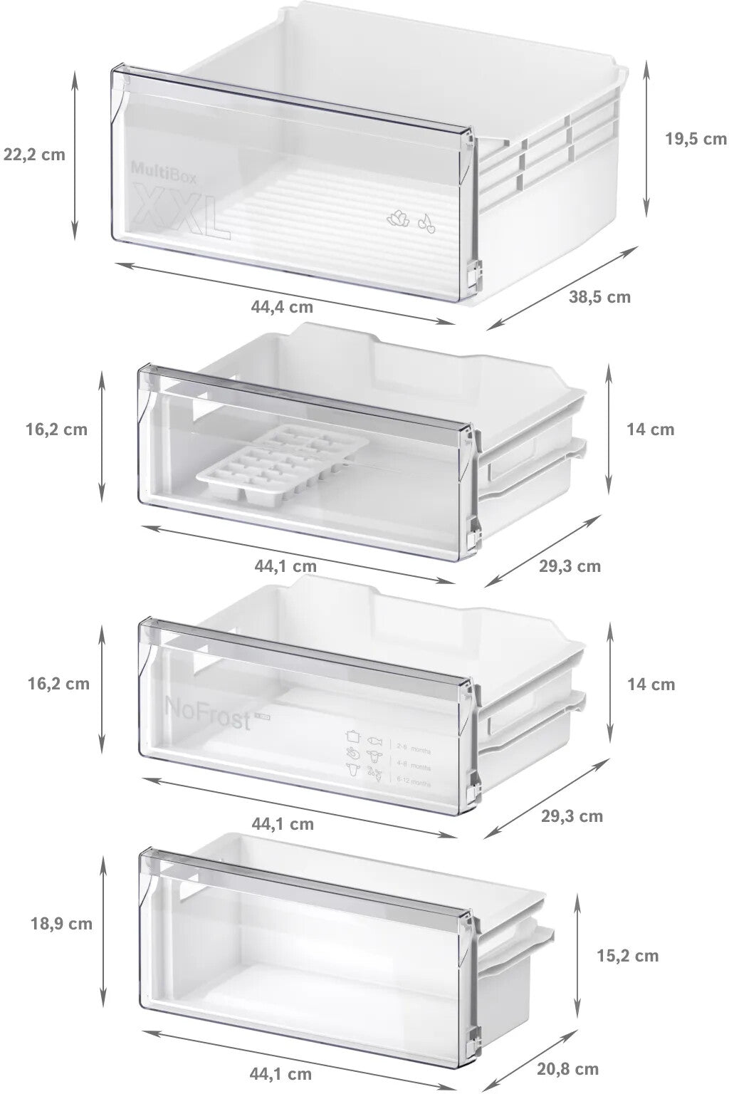 Bosch Serie 2 KIN96NSE0 koel-vriescombinatie Ingebouwd 290 l Wit