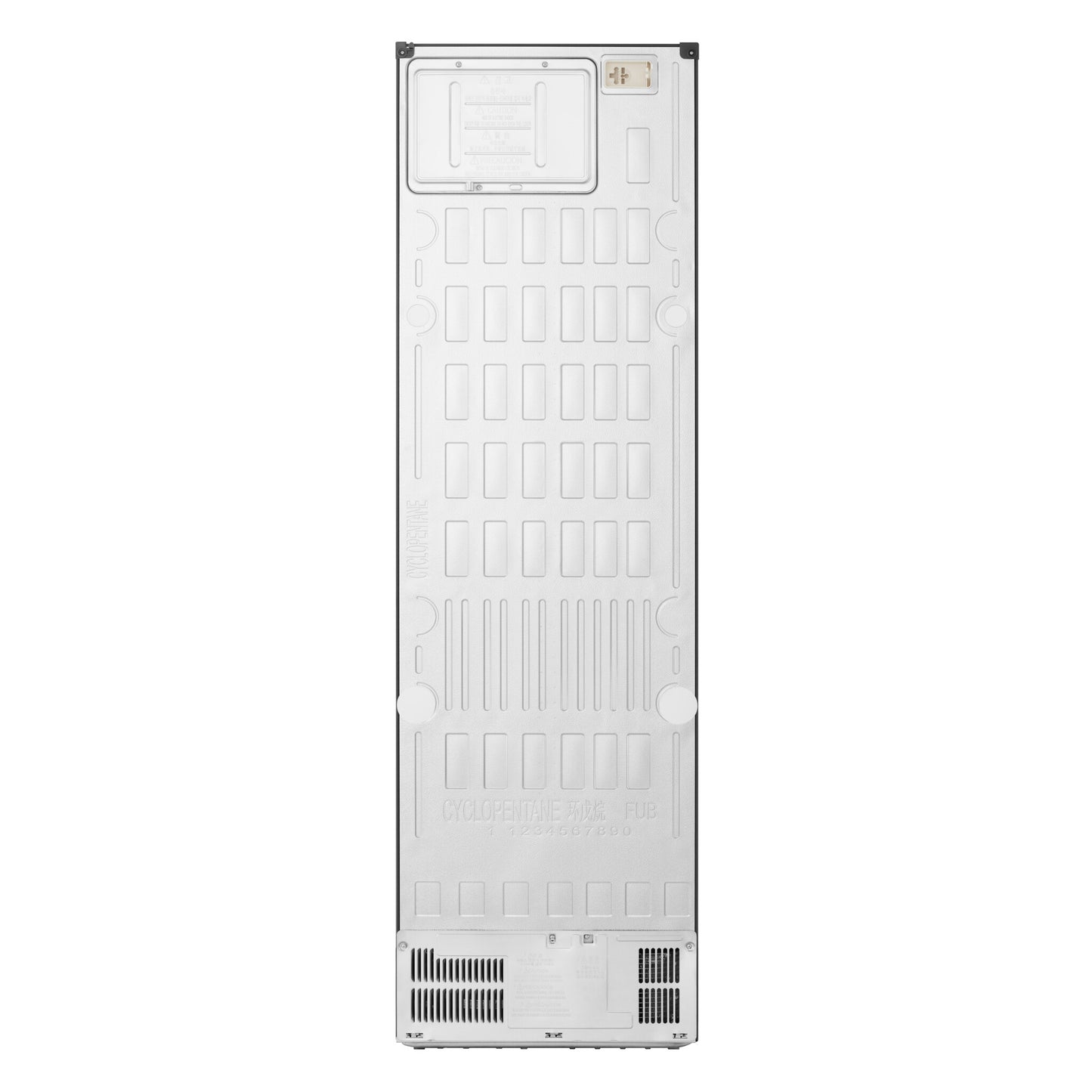 LG GBBS322APY Vrijstaand 375 l Zilver