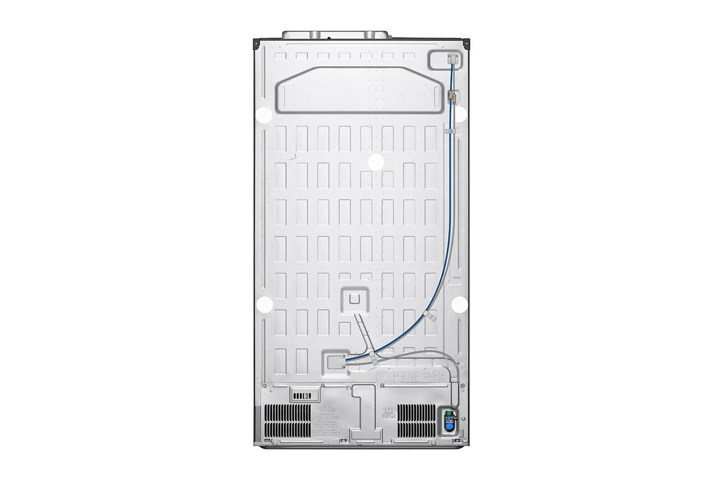 LG InstaView GSGV80EPLD amerikaanse koelkast Vrijstaand 635 l Zwart, Grafiet
