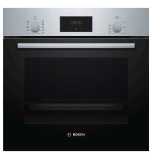 Bosch HBF154BS0 oven 66 l 3300 W Zwart, Roestvrijstaal