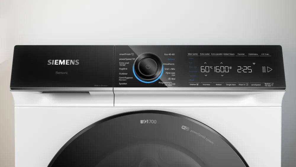 Siemens iQ700 WG56B20BNL wasmachine Voorlader 10 kg 1600 RPM Wit