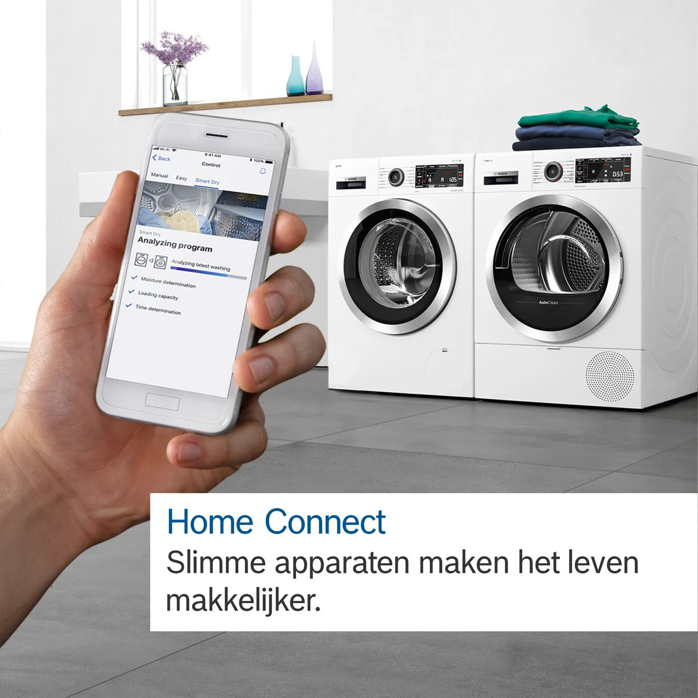 Bosch Serie 6 WGH256A5NL wasmachine Voorlader 10 kg 1600 RPM Wit