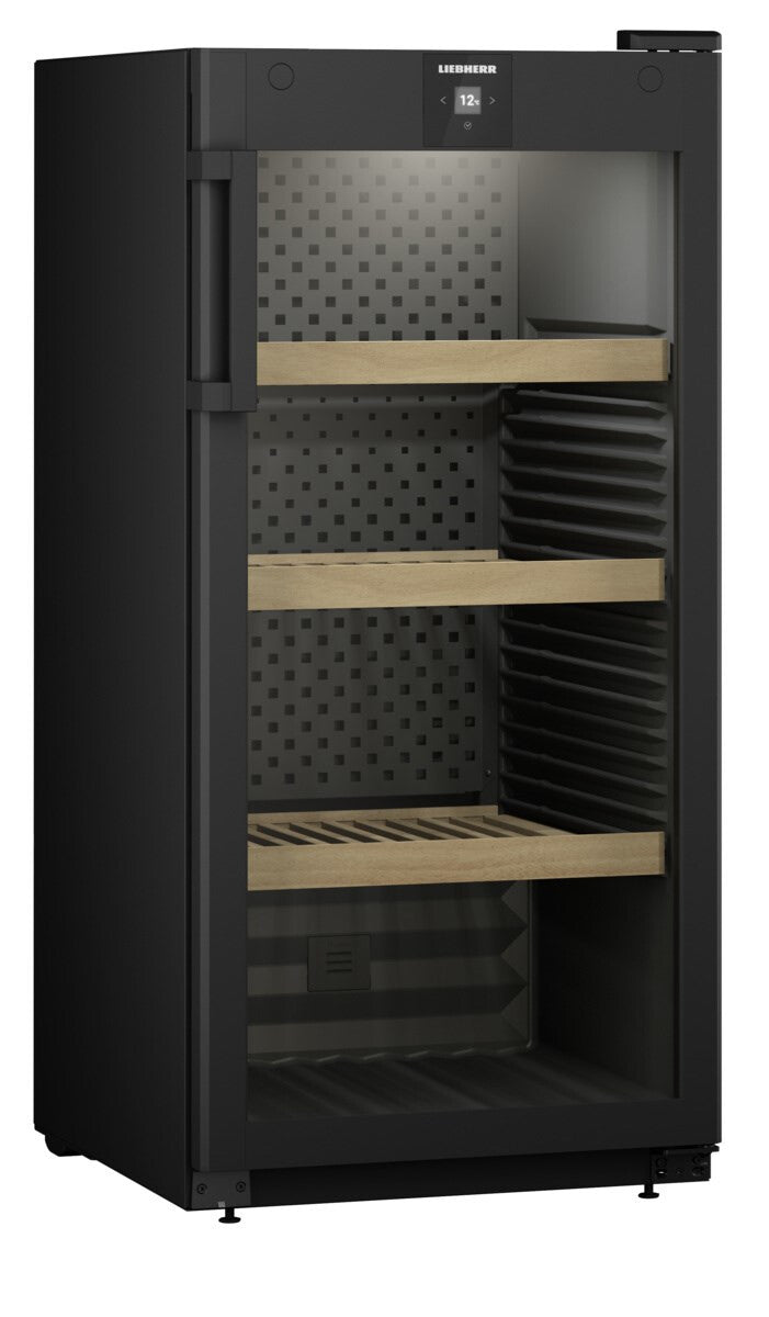 Liebherr WPbl 4201 Thermo-elektrische wijnkoeler Vrijstaand Zwart 141 fles(sen)