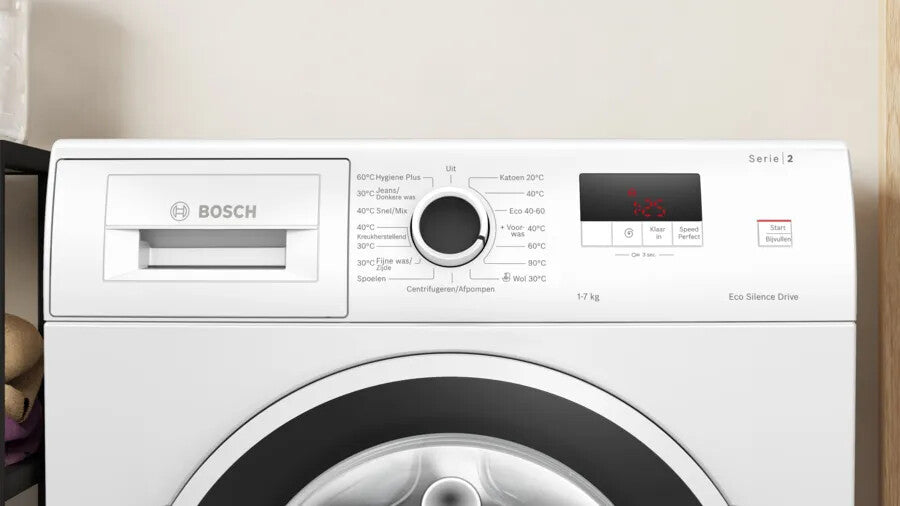 Bosch Serie 2 WGE02406NL wasmachine Voorlader 7 kg 1351 RPM Wit