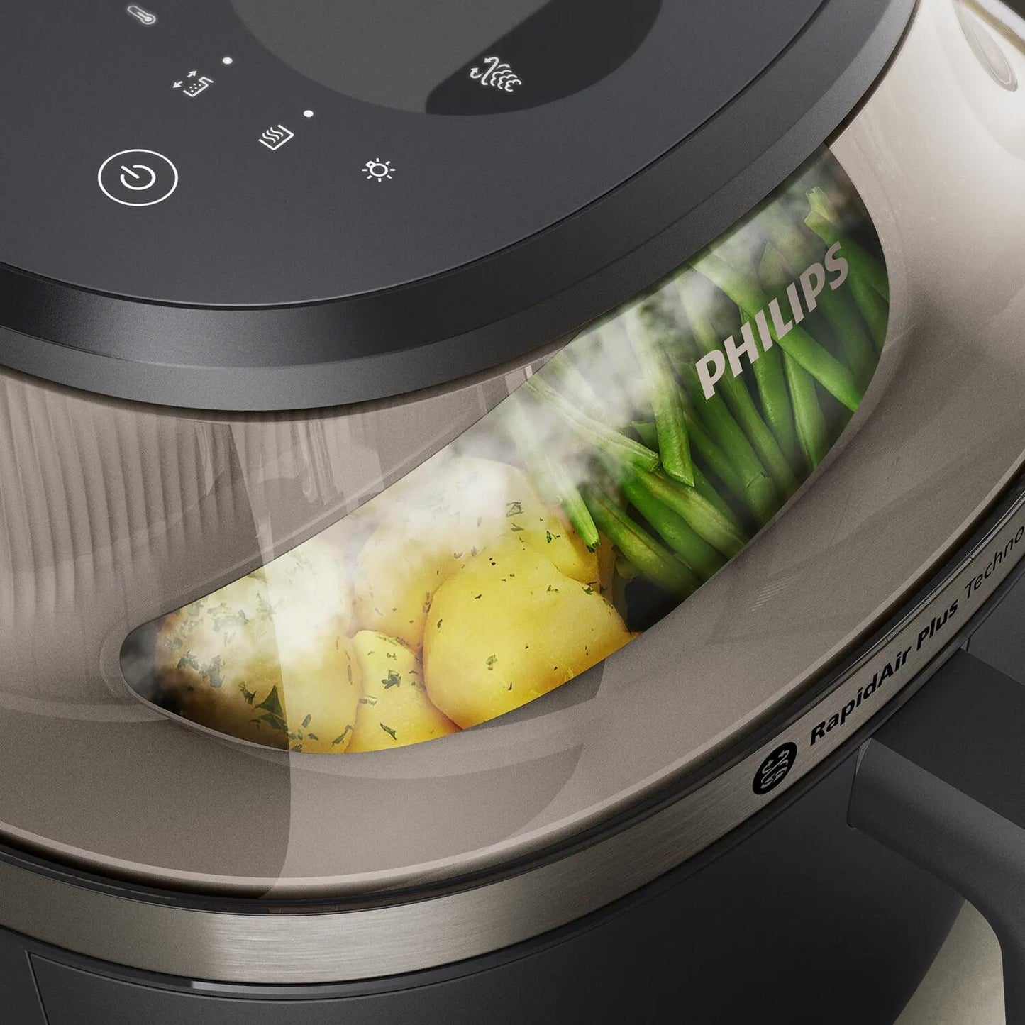 Philips 5000 series Airfryer 5000 Serie met Stoomfunctie & Rail 7,2L