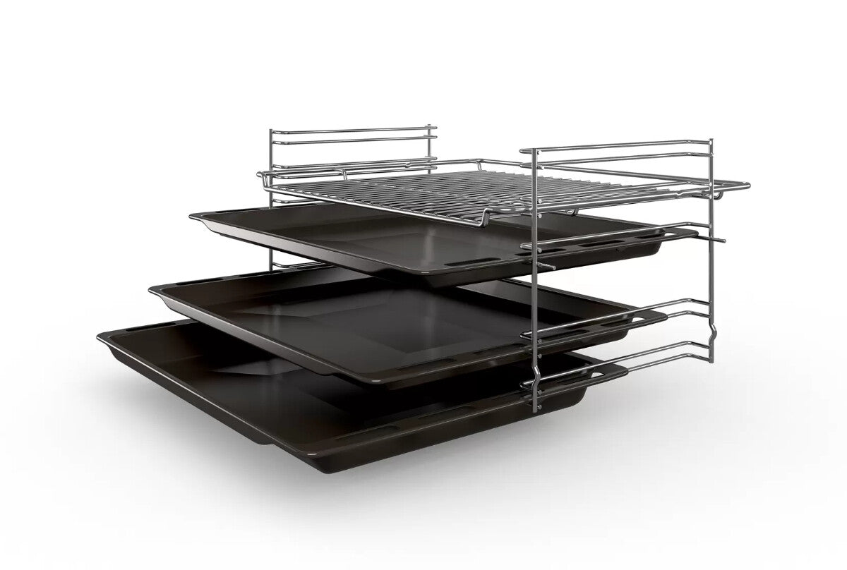 Bosch Serie 4 HLN39A060U fornuis Vrijstaand fornuis Electrisch Inductiekookplaat zones Zwart