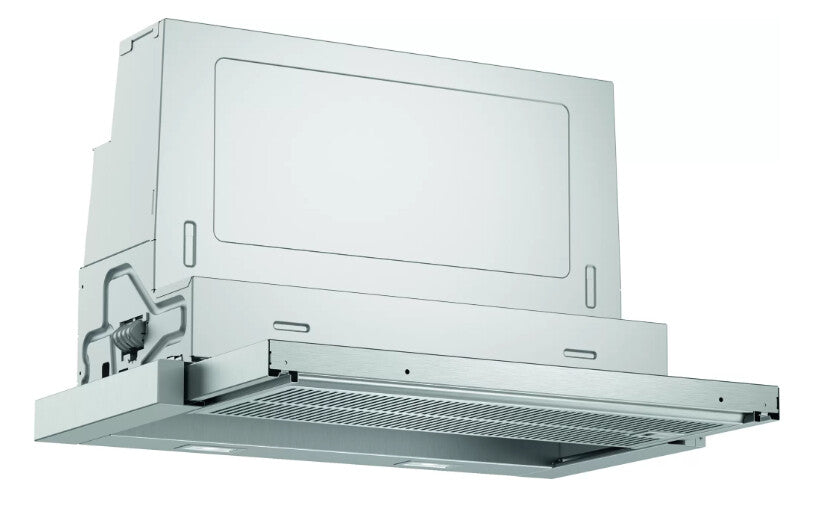 Bosch Serie 4 DFR067A52 afzuigkap Semi-inbouw (uittrekbaar) Zilver 399 m³/uur