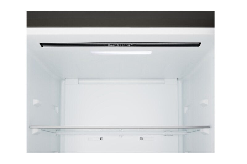 LG GBBS322BEV koel-vriescombinatie Vrijstaand 375 l Zwart