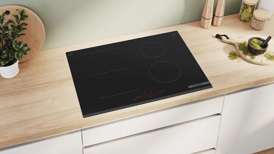 Bosch Serie 6 PVS731HB1E kookplaat Zwart Ingebouwd 70 cm Inductiekookplaat zones 4 zone(s)