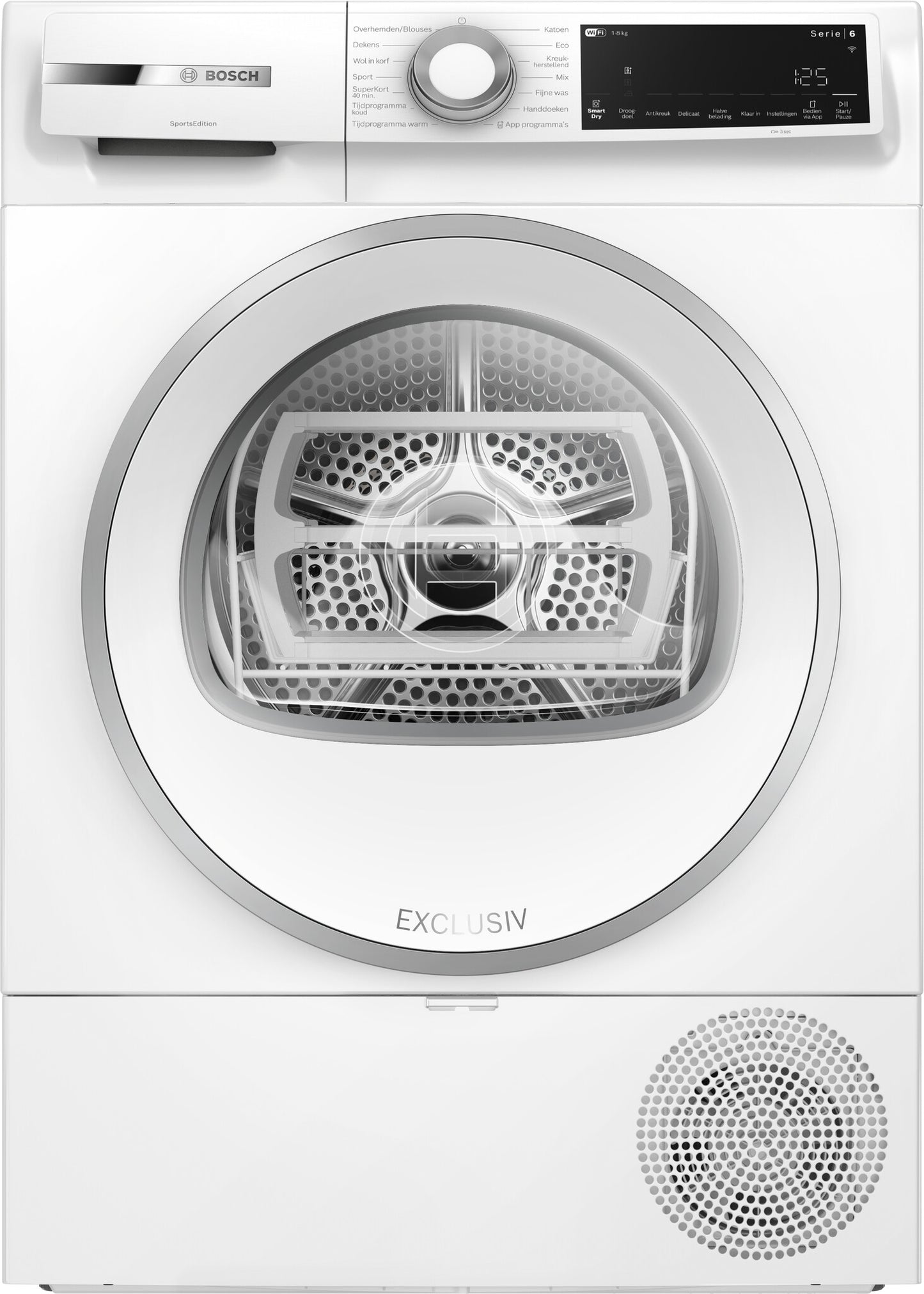 Bosch Serie 6 WQJ23209NL wasdroger Vrijstaand Voorlader 8 kg Wit