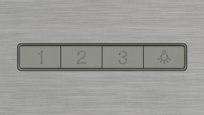 Bosch DWB93BC30 afzuigkap Muurmontage Roestvrijstaal 400 m³/uur