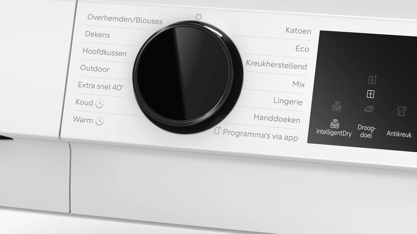 Siemens iQ500 WQ32J200NL wasdroger Vrijstaand Voorlader 9 kg Wit