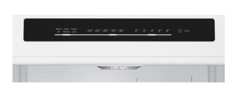 Bosch Serie 4 KGN39EXCF koel-vriescombinatie Vrijstaand 363 l Zwart, Roestvrijstaal