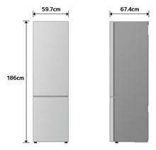 LG GBBS312AEV Vrijstaand 333 l Zwart