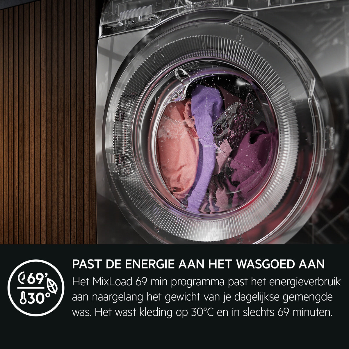 AEG Series 7000 LR73844 wasmachine Voorlader 8 kg 1400 RPM Wit