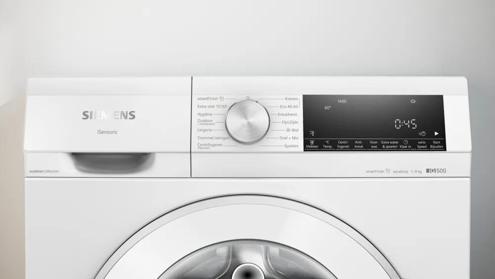 Siemens iQ500 WG44G2ZENL wasmachine Voorlader 9 kg 1400 RPM Wit