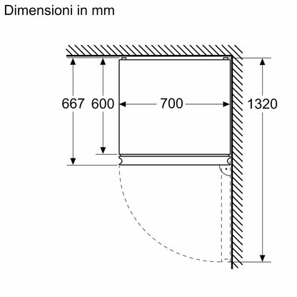 Bosch Serie 4 KGN492LDF koel-vriescombinatie Vrijstaand 440 l Roestvrijstaal