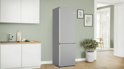 Bosch Serie 4 KGN392LDF koel-vriescombinatie Vrijstaand 363 l Roestvrijstaal