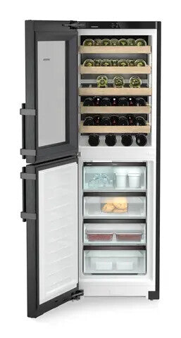 Liebherr SWNbsd 529i Peak NoFrost Vrijstaand Zwart 44 fles(sen)