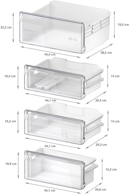 Bosch Serie 2 KIN96NSE0 koel-vriescombinatie Ingebouwd 290 l Wit