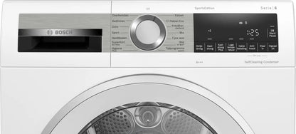 Bosch Serie 6 WQG235D9NL wasdroger Vrijstaand Voorlader 8 kg Wit