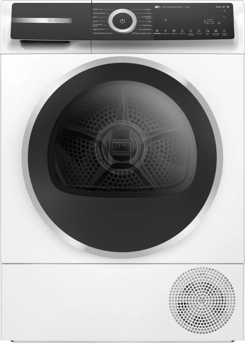 Bosch Serie 6 WQH245B5NL wasdroger Vrijstaand Voorlader 9 kg Wit