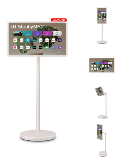 LG StanbyME 2 27LX6TDGA Draagbare monitor Beige 68,6 cm (27") LED 2560 x 1440 Pixels