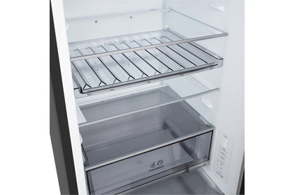 LG GBBS322BEV koel-vriescombinatie Vrijstaand 375 l Zwart