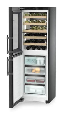 Liebherr SWNbsd 529i Peak NoFrost Vrijstaand Zwart 44 fles(sen)