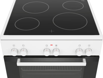 Bosch Serie 2 HKA004020U fornuis Vrijstaand fornuis Electrisch Keramisch Wit