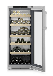 Liebherr WPsd 4652 Thermo-elektrische wijnkoeler Vrijstaand Zilver 107 fles(sen)
