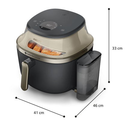 Philips 5000 series Novaplus Airfryer 5000-serie met Stoomfunctie en uitschuifbare rail 7,2 l