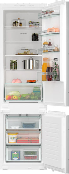 Siemens iQ100 KI96NNSE0 koel-vriescombinatie Ingebouwd 290 l Wit