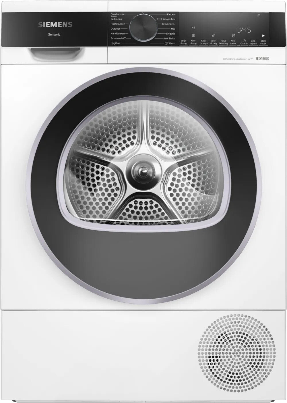 Siemens iQ500 WQ35G2D7NL wasdroger Vrijstaand Voorlader 8 kg Wit