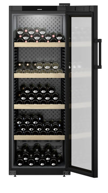 Liebherr WPbl 5001 Thermo-elektrische wijnkoeler Vrijstaand Zwart 196 fles(sen)