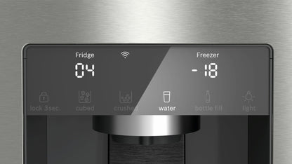 Bosch Serie 6 KFD96APEA amerikaanse koelkast Vrijstaand 574 l Roestvrijstaal
