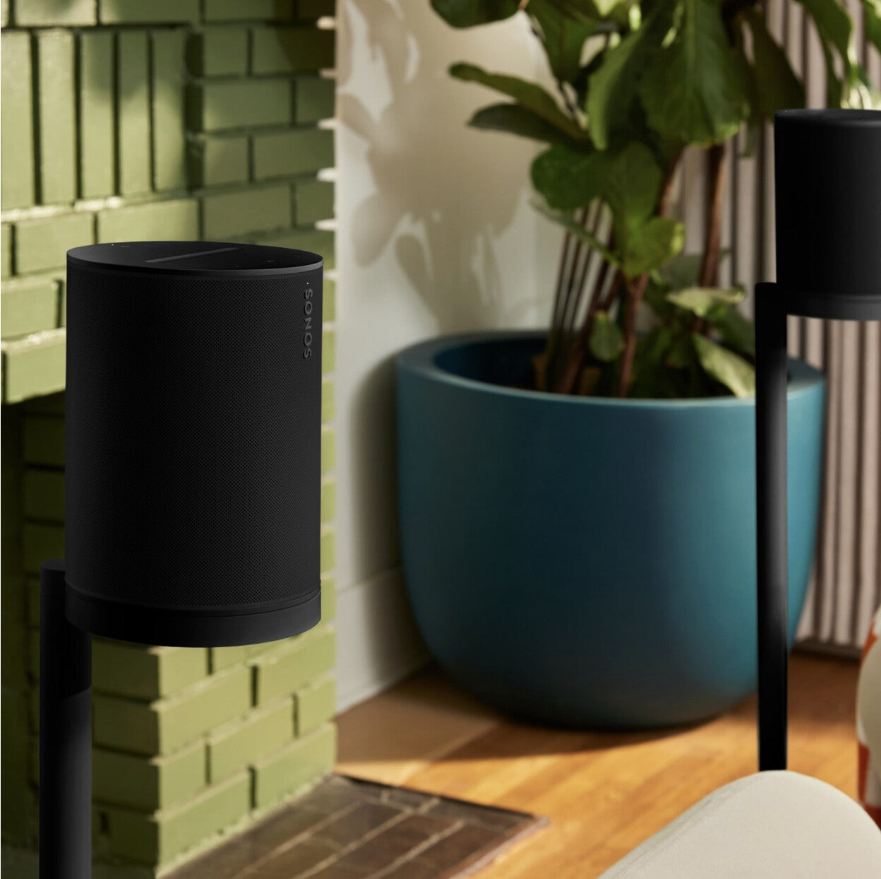 Sonos Era 100 SL Volledig bereik Zwart Bedraad en draadloos