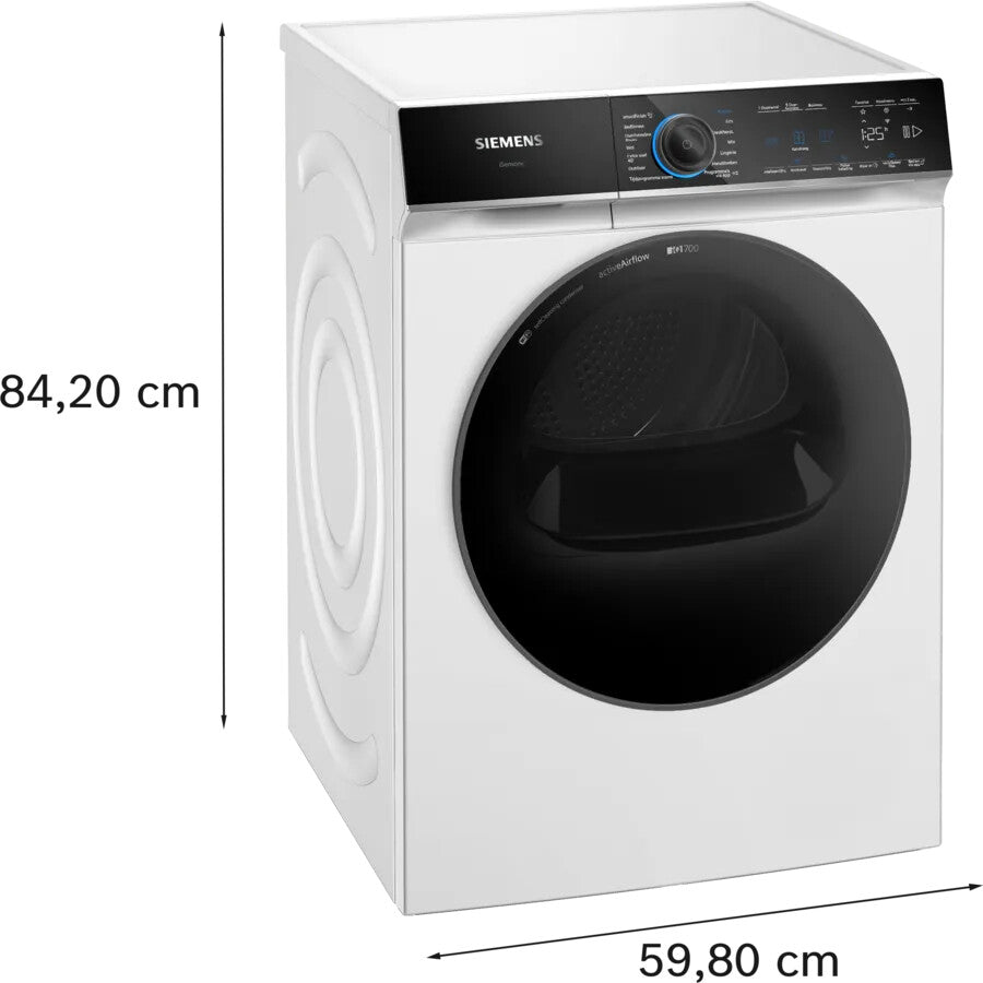 Siemens WR47B2C7NL wasdroger Vrijstaand Voorlader 9 kg Wit