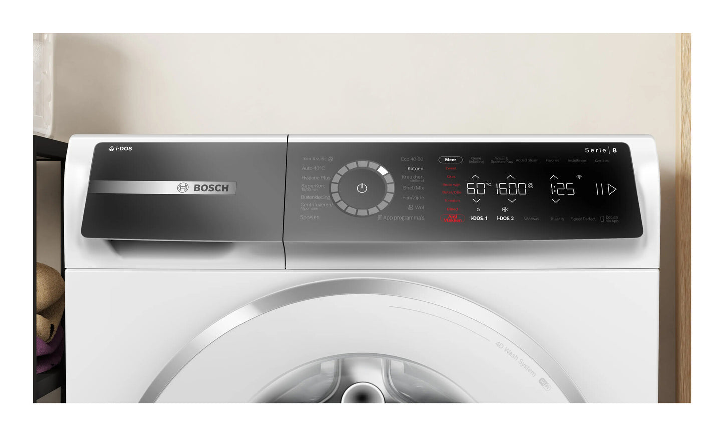 Bosch Serie 8 WGB266AMNL wasmachine Voorlader 11 kg 1600 RPM Wit