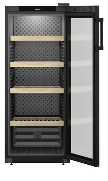Liebherr WPbl 4601 Thermo-elektrische wijnkoeler Vrijstaand Zwart 166 fles(sen)