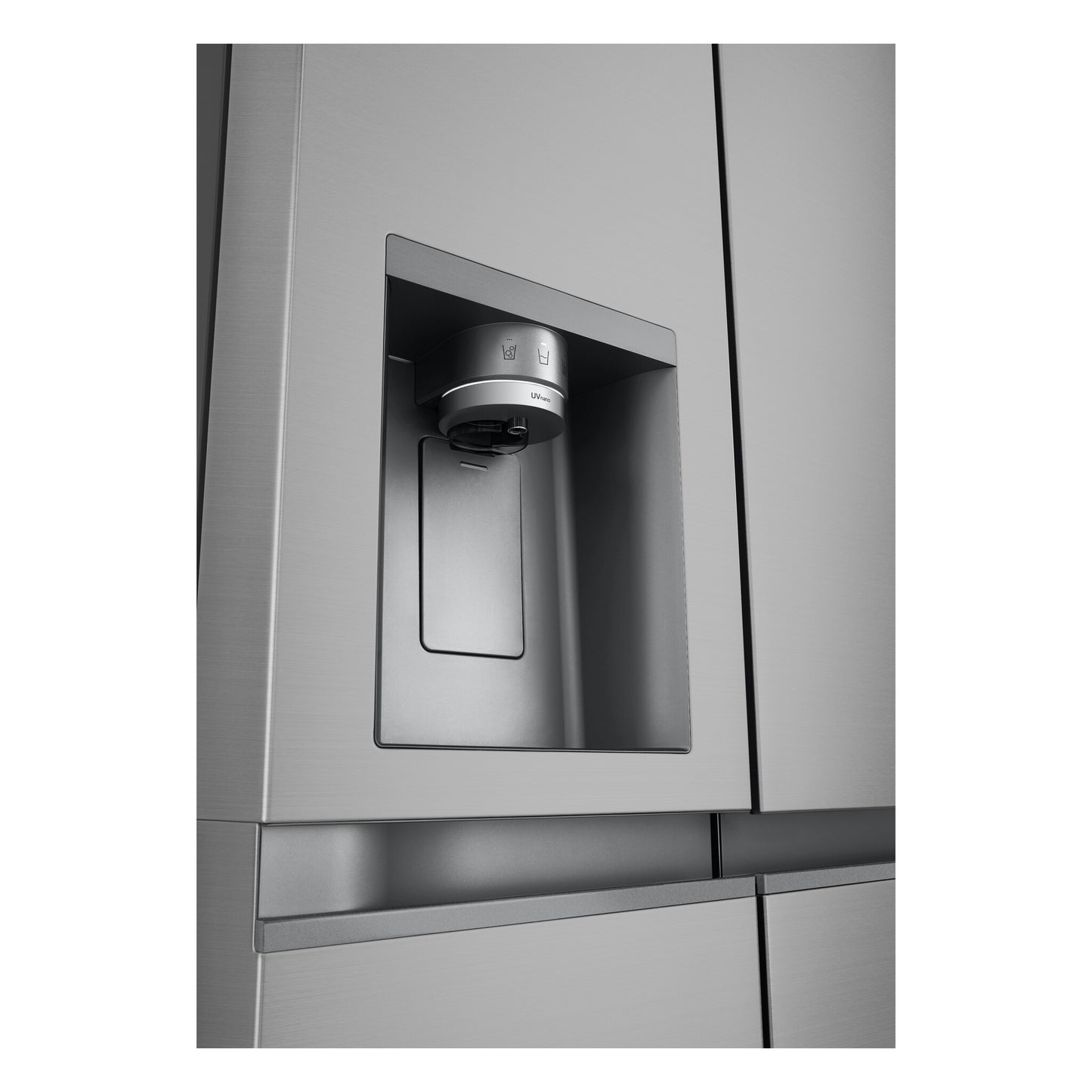 LG GSLE81PYBC amerikaanse koelkast Vrijstaand 628 l Zilver