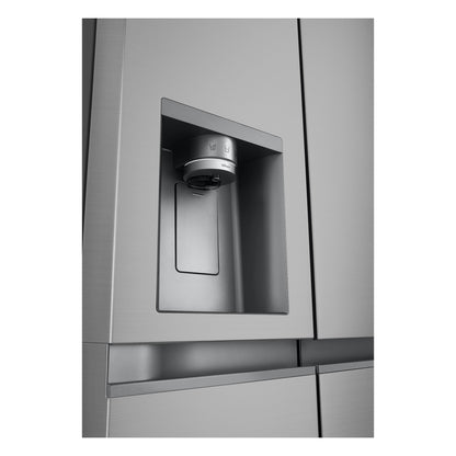 LG GSLE81PYBC amerikaanse koelkast Vrijstaand 628 l Zilver