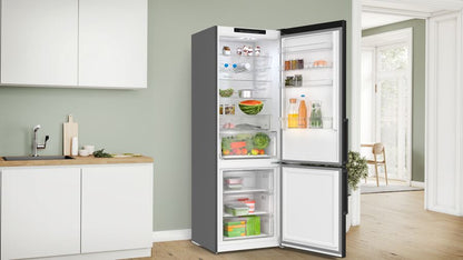 Bosch Serie 4 KGN49VXCT koel-vriescombinatie Vrijstaand 440 l Roestvrijstaal
