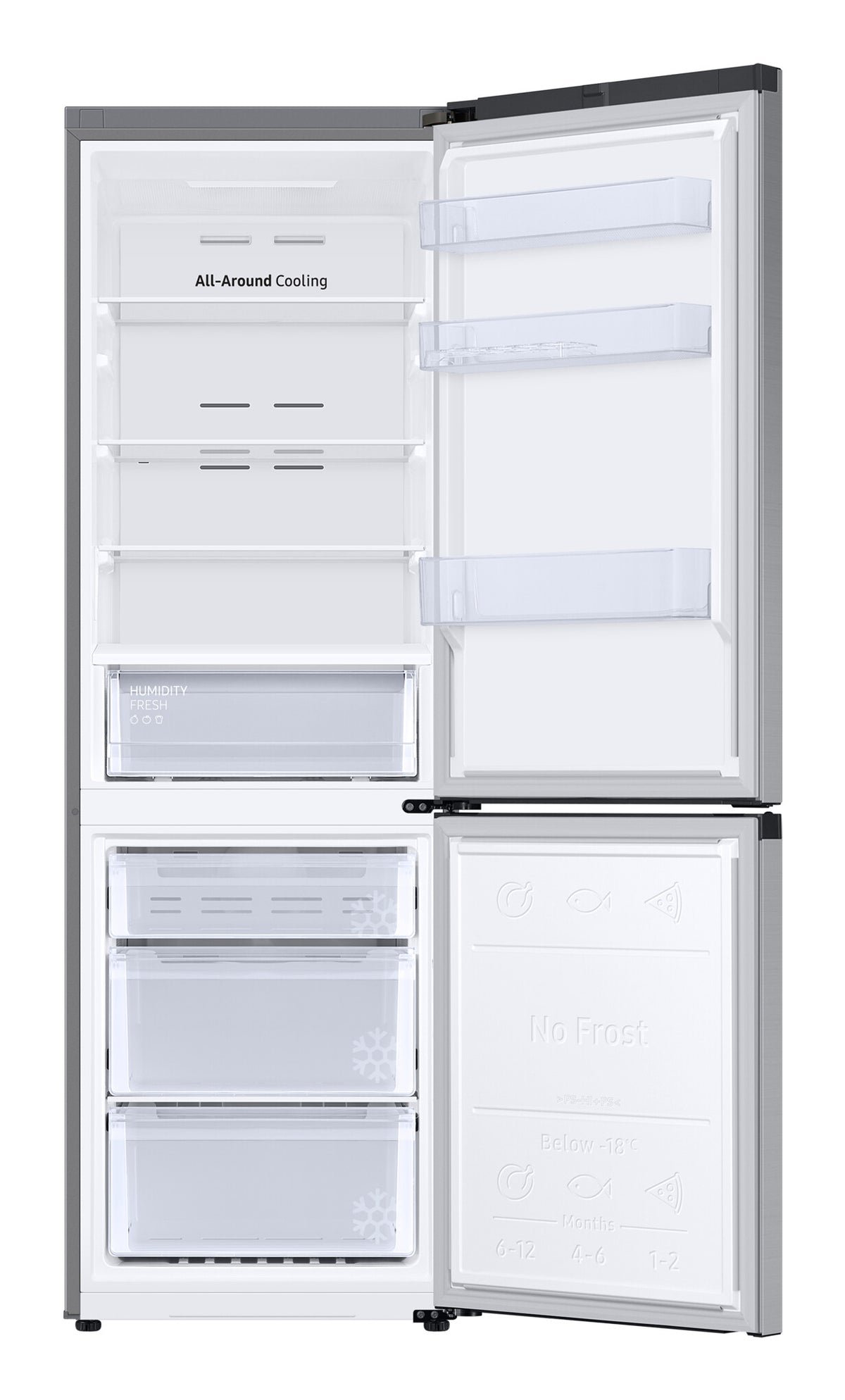 Samsung RB34C600CSA Vrijstaand 344 l Grafiet