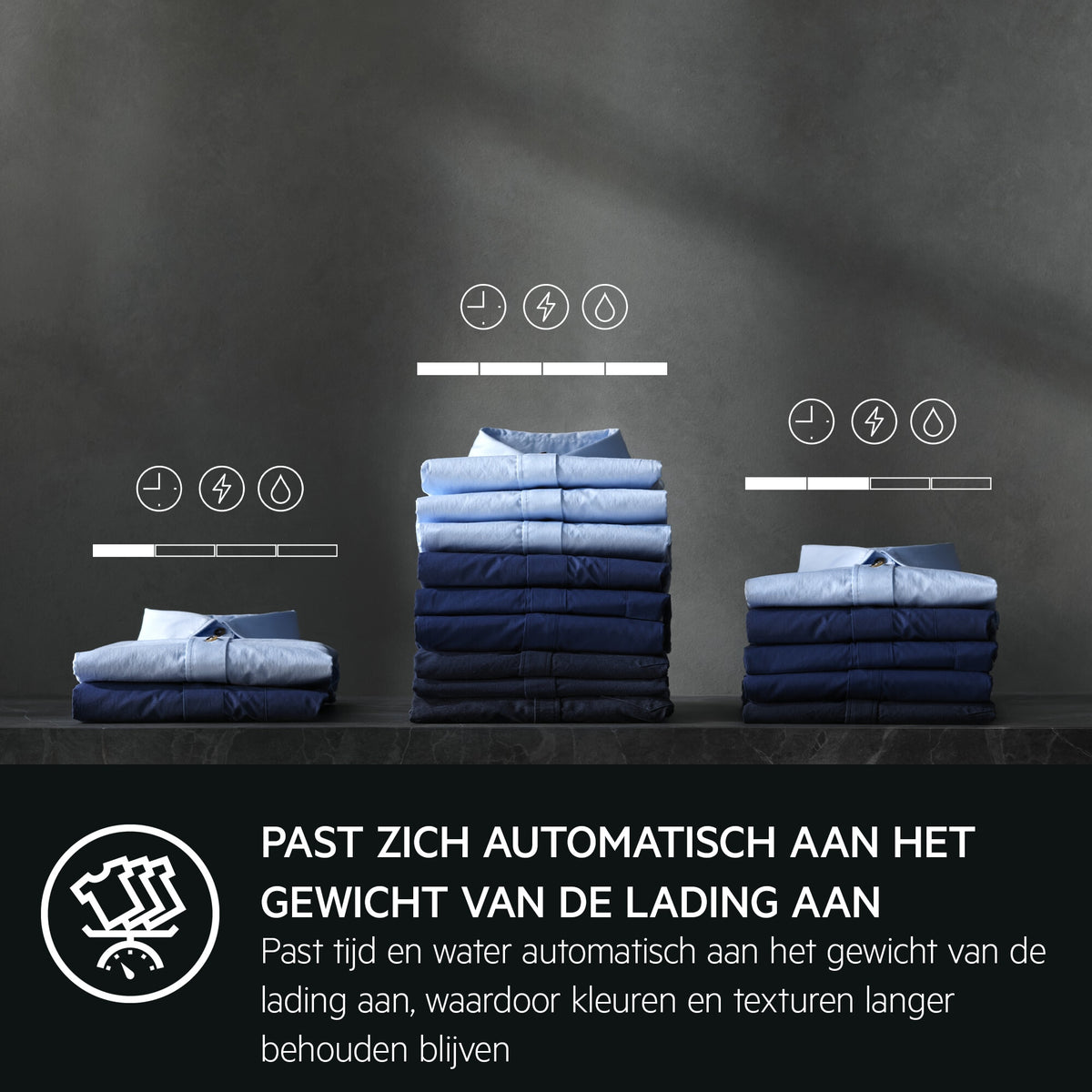 AEG Series 7000 LWR7676BI Was-droogcombinatie Ingebouwd Voorlader Wit