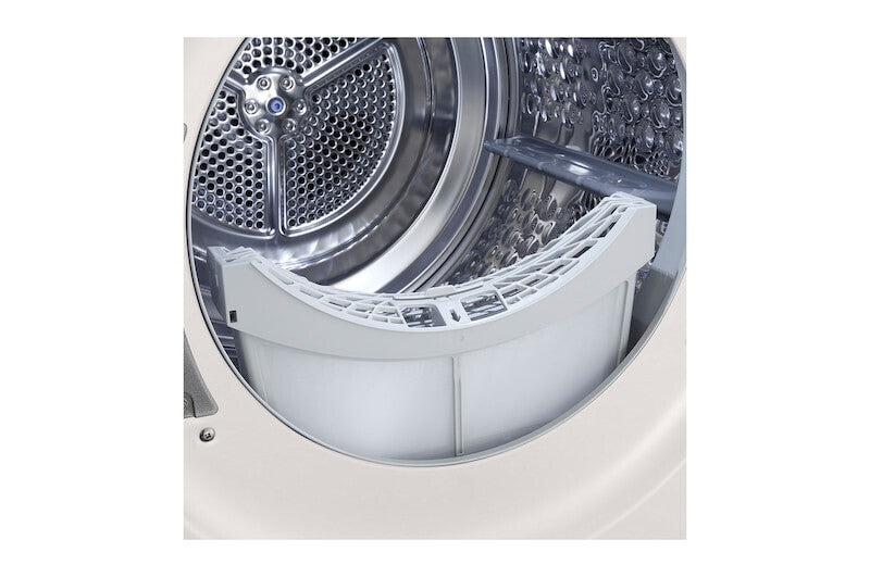 LG RT90X8 wasdroger Vrijstaand Voorlader 9 kg Wit