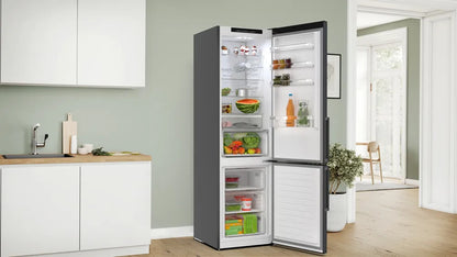 Bosch KGN39VXAU koel-vriescombinatie Vrijstaand 363 l Zwart