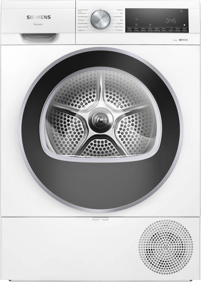 Siemens iQ500 WQ43G1DANL wasdroger Vrijstaand Voorlader 9 kg Wit