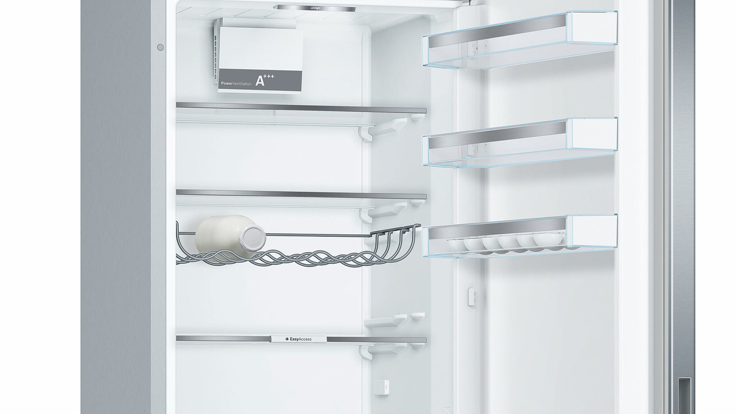 Bosch Serie 6 KGE39ALCA koel-vriescombinatie Vrijstaand 343 l Roestvrijstaal